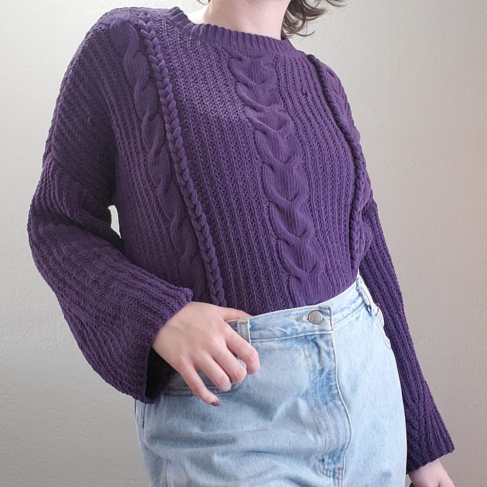Purple Universal Thread Sweater